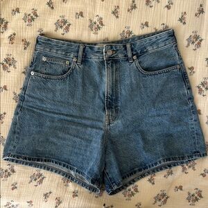 Everlane | A-Line Denim High Waist Blue Denim Women's Shorts